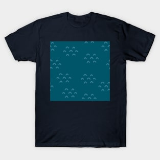 Turquoise Arrow Pattern T-Shirt